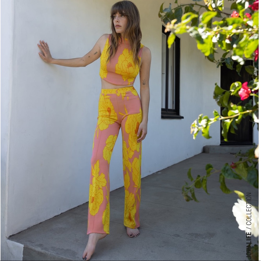 NWT Zara Floral Pants